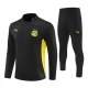 BVB Borussia Dortmund Børn Træningssæt 2024-25 - 1-4 Zip Sort