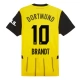 BVB Borussia Dortmund Brandt 10 Hjemmebanetrøje 2024-25 Fodboldsæt