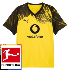 BVB Borussia Dortmund Hjemmebanetrøje Bundesliga Patch 2025-26 Fodboldsæt