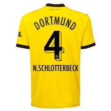 BVB Borussia Dortmund N.Schlotterbeck 4 Hjemmebanetrøje 2023-24 Fodboldsæt