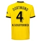 BVB Borussia Dortmund N.Schlotterbeck 4 Hjemmebanetrøje 2023-24 Fodboldsæt