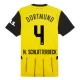 BVB Borussia Dortmund N.Schlotterbeck 4 Hjemmebanetrøje 2024-25 Fodboldsæt