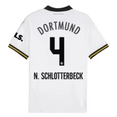 BVB Borussia Dortmund N.Schlotterbeck 4 Tredjetrøje 2024-25 Fodboldsæt