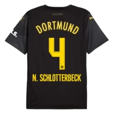 BVB Borussia Dortmund N.Schlotterbeck 4 Udebanetrøje 2024-25 Fodboldsæt
