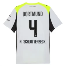 BVB Borussia Dortmund N.Schlotterbeck 4 Udebanetrøje 2025-26 Fodboldsæt