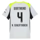 BVB Borussia Dortmund N.Schlotterbeck 4 Udebanetrøje 2025-26 Fodboldsæt