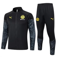 BVB Borussia Dortmund Træningsjakke Sæt Børn 2023-24 - Sort