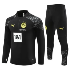 BVB Borussia Dortmund Træningssæt 2023-24 - 1-4 Zip Sort