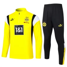 BVB Borussia Dortmund Træningssæt Børn 2023-24 - 1-4 Zip Gul Sort
