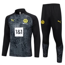 BVB Borussia Dortmund Træningssæt Børn 2023-24 - 1-4 Zip Sort