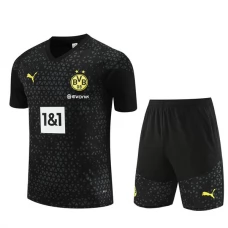BVB Borussia Dortmund Træningstrøje Sæt 2023-24 - Sort