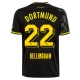 BVB Borussia Dortmund Trøje 2022-23 Bellingham 22 Udebanetrøje