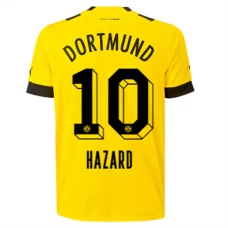 BVB Borussia Dortmund Trøje 2022-23 Eden Hazard 10 Hjemmebanetrøje