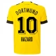 BVB Borussia Dortmund Trøje 2022-23 Eden Hazard 10 Hjemmebanetrøje