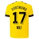 BVB Borussia Dortmund Trøje 2022-23 Wolf 17 Hjemmebanetrøje