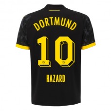 BVB Borussia Dortmund Trøje 2023-24 Eden Hazard 10 Udebanetrøje