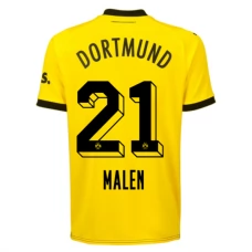 BVB Borussia Dortmund Trøje 2023-24 Malen 21 Hjemmebanetrøje