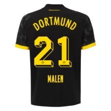 BVB Borussia Dortmund Trøje 2023-24 Malen 21 Udebanetrøje