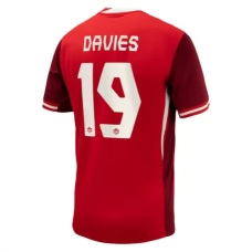 Canada Copa América 2024 Davies 19 Hjemmebanetrøje Fodboldsæt