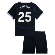 Chelsea Børn Caicedo 25 Tredjetrøje 2025-26 Fodboldsæt