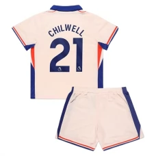 Chelsea Børn Chilwell 21 Udebanetrøje 2024-25 Fodboldsæt