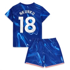 Chelsea Børn Nkunku 18 Hjemmebanetrøje 2024-25 Fodboldsæt