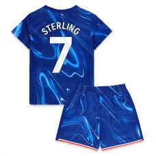 Chelsea Børn Sterling 7 Hjemmebanetrøje 2024-25 Fodboldsæt