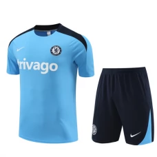 Chelsea Børn Træningstrøje Sæt 2024-25 - Shorts Blå