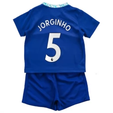 Chelsea Fodboldsæt Børn 2022-23 Jorginho 5 Hjemmebanetrøje