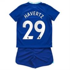Chelsea Fodboldsæt Børn 2022-23 Kai Havertz 29 Hjemmebanetrøje