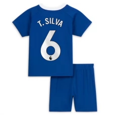 Chelsea Fodboldsæt Børn 2023-24 T. Silva 6 Hjemmebanetrøje