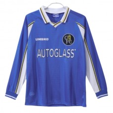 Chelsea Hjemmebanetrøje Retro 1997-99 Langærmet Fodboldsæt
