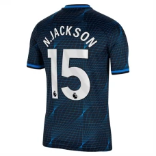 Chelsea N.Jackson 15 Udebanetrøje 2023-24 Fodboldsæt