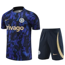 Chelsea Trænings T-Shirt Sæt 2023-24 - Blå