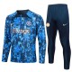 Chelsea Træningssæt 2023-24 - 1-4 Zip Blå Camouflage