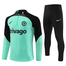 Chelsea Træningssæt 2023-24 - 1-4 Zip Grøn
