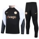 Chelsea Træningssæt 2023-24 - 1-4 Zip Sort Hvid