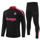 Chelsea Træningssæt 2024-25 - 1-4 Zip Sort Pink