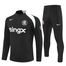 Chelsea Træningssæt 2025-26 - 1-4 Zip Sort