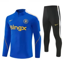 Chelsea Træningssæt 2026-27 - 1-4 Zip Blå