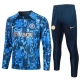 Chelsea Træningssæt Børn 2023-24 - 1-4 Zip Blå Camouflage