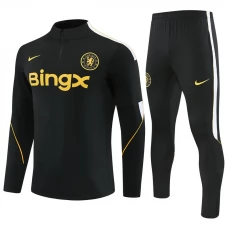 Chelsea Træningssæt Børn 2026-27 - 1-4 Zip Sort