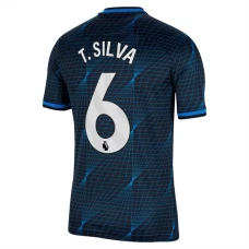 Chelsea Trøje 2023-24 T.Silva 6 Udebanetrøje