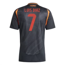 Colombia Copa América 2024 Luis Díaz 7 Udebanetrøje Fodboldsæt