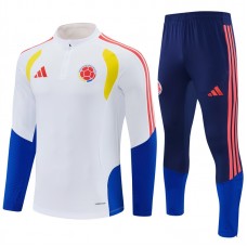 Colombia Træningssæt Børn 2026-27 - 1-4 Zip Hvid