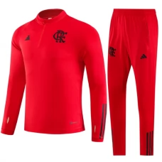 CR Flamengo Træningssæt Børn 2023-24 - 1-4 Zip Rød