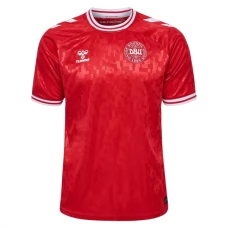Danmark EM 2024 Hjemmebanetrøje Fodboldsæt