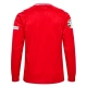 Danmark EM 2024 Hjemmebanetrøje Langærmet Fodboldsæt Patch