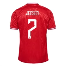 Danmark EM 2024 Jensen 7 Hjemmebanetrøje Fodboldsæt