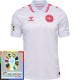 Danmark EM 2024 Udebanetrøje Fodboldsæt Patch